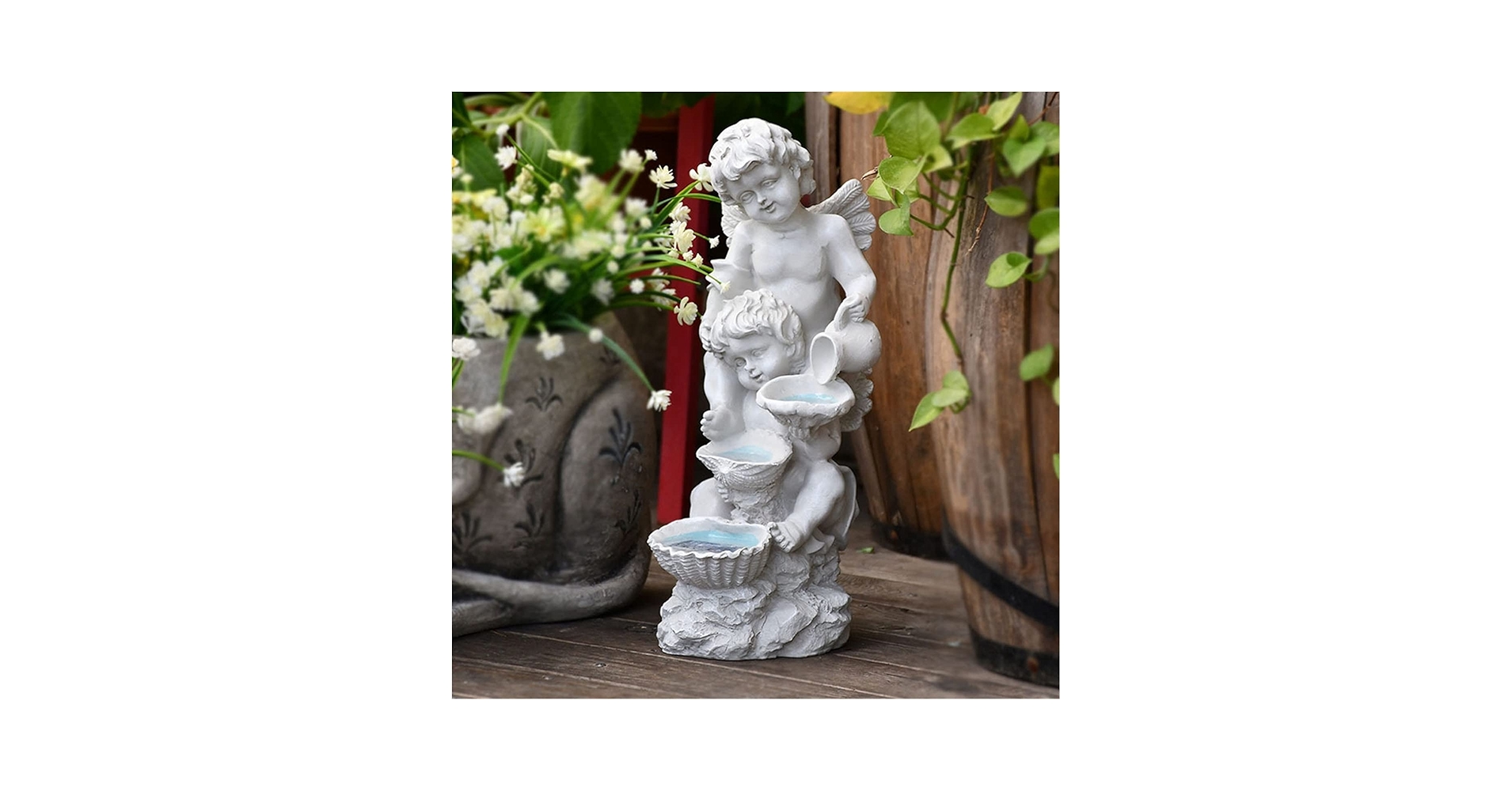 【引越しのため11/28処分】ガーデンオブジェ 女性 ヨーロピアン 石造 石膏 引越しのため11/28処分】ガーデンオブジェ 女性 ヨーロピアン